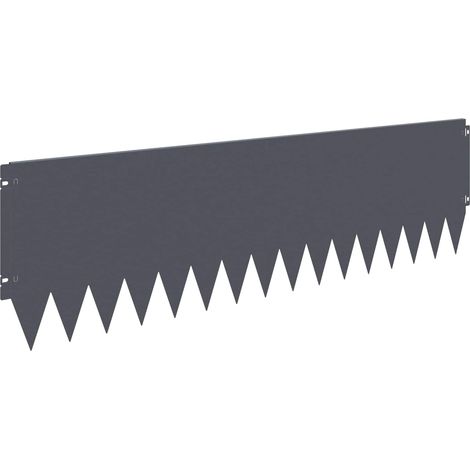 Rasenkante 20 stk. 103 x 30 cm Stahl Anthrazit vidaXL (1/5)