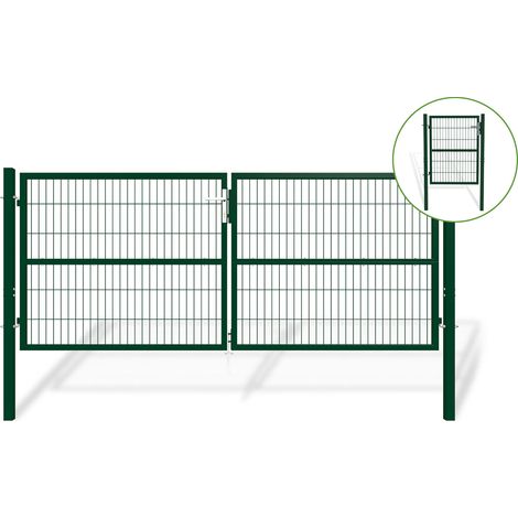Puerta de malla RAZO 3m Al.120cm + Puerta RAZO 1m Al.120cm Verde (1/5)
