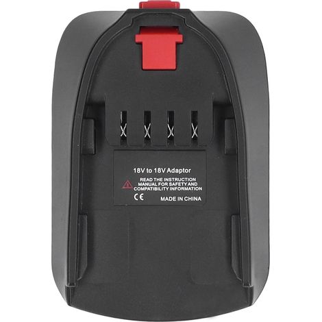 GARRYFIZH Adaptateur secteur pour batteries lithium-ion Bosch BAT618 18 V (BOSB18C)