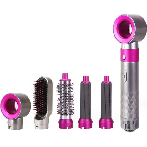 Peigne à air chaud 5 en 1, fer à friser et à lisser automatique, sèche-cheveux (1/5)
