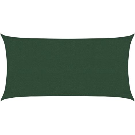 Maison Exclusive - Sonnensegel 160 g/m² Dunkelgrün 3x6 m HDPE