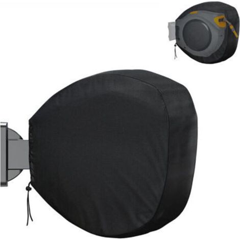 420D Weather-Resistant Fabric Retractable Garden Hose Reel Cover, Protective Cover for Watering Hose Reel for Outdoor Hose Storage (1/4)