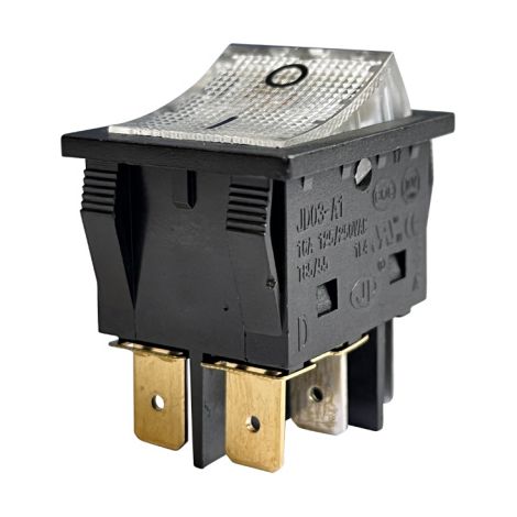 JD03-A1 6Pin Wippschalter 250V 16A