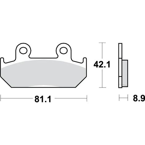 Pastiglie freno TRW MCB562SV