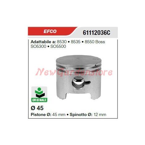 Pistone segmenti spinotto EFCO motosega 8530 8535 8550 BOSS 61112036C
