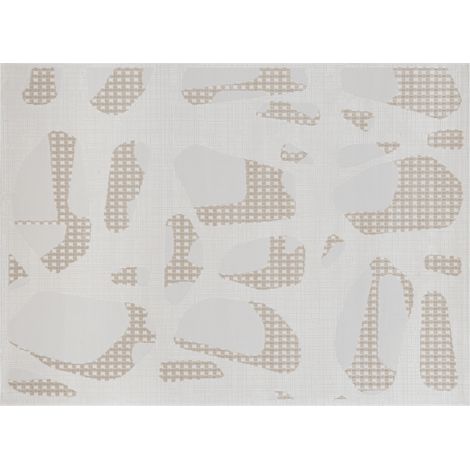 Tapis beige à motifs 200 x 290 cm BRUME (1/5)
