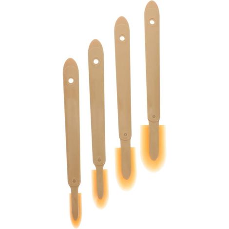 4pièces Grattoir De Cuisine Outil Pour Enlever Les Garnitures Outil Pour Enlever Calfeutrage Grattoir à Plâtre Dissolvant De Colle à Peint Robuste (1/4)