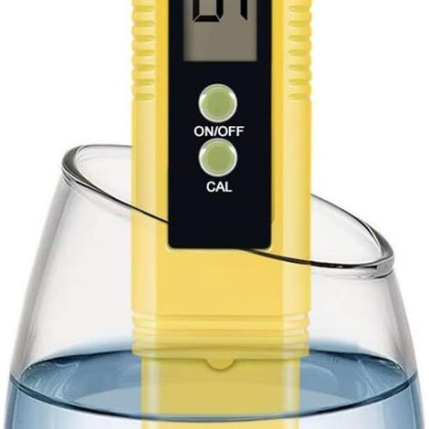 pH-mètre numérique, conçu pour la vérification régulière de l'acidité des échantillons liquides à usage domestique.-AquaForge (1/5)