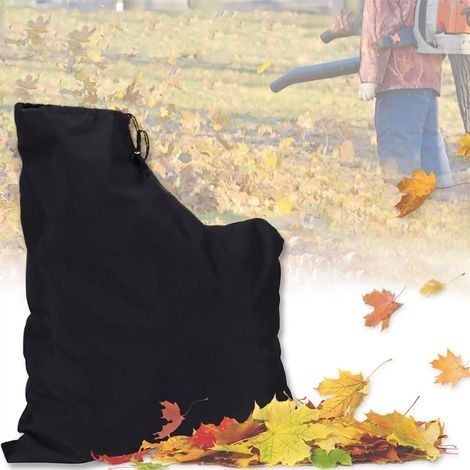 Sac Aspirateur Universel pour Souffleur de Feuilles,Sac de Remplacement pour Souffleur, Sac pour Aspirateur Souffleur, Ramasse Feuilles Mortes, Noir (1/5)