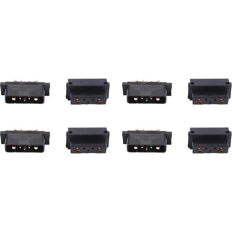 4 Paire de Connecteurs de DéCharge Puissance pour BoîTier Batterie au Lithium, Prise Mâle et à 5 Broches, Prise d'alimentation pour PièCes de VéLo ÉLectrique pour Hailong (1/5)