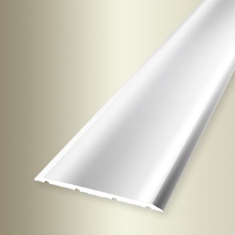 PROVISTON Übergangsprofil Breite: 40 mm Höhe: 0 - 99 mm Länge: 1000 mm Aluminium Poliert Glatt Selbstklebend