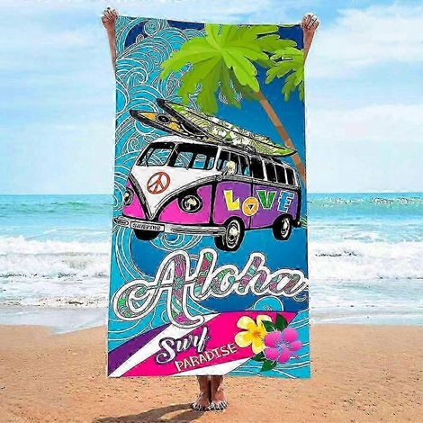 Mikrofaser-Reisehandtuch für Damen – ultraweich, schnelltrocknend und saugfähig für Strand, Schwimmen, Urlaub und Outdoor-Aktivitäten (1/5)