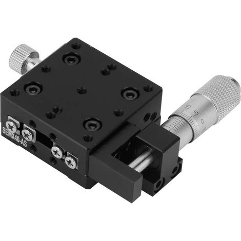 Mikrometer-Handfeineinstellung, Kreuzrollen-Präzisionstop 40 x 40 mm (1/5)