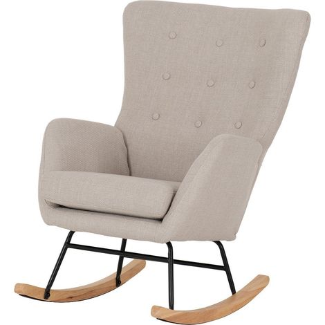 Hayden Rocking Chair - L99 x W94 x H72 cm - Beige