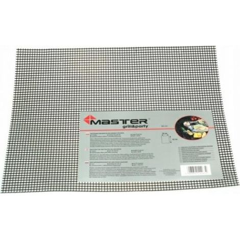 Back- und Grillrost 36x42 cm, Master Grill, Grillwerkzeug, stabiler Stahl, einfach zu bedienen, Farbe schwarz