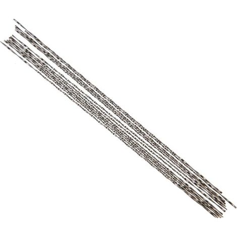 Tbest Lames de scie à bois 12 pièces Lames de Scie à Chantourner avec Dents en Spirale pour Scie bijoux horloger Lame de scie 2 (1/5)