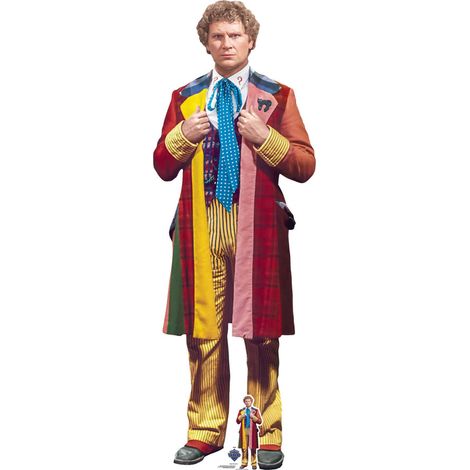Figurine en carton - Doctor Who - Colin Baker - Haut 183 cm (1/5)