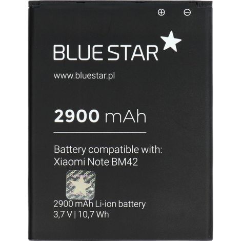 batería móvil blue-star bm42 ion de litio 2900 mAh