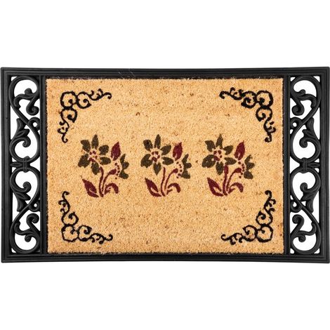 Fußmatte MagicHome RCP 126, für die Tür, Country, 45x75 cm, Gummi (1/3)