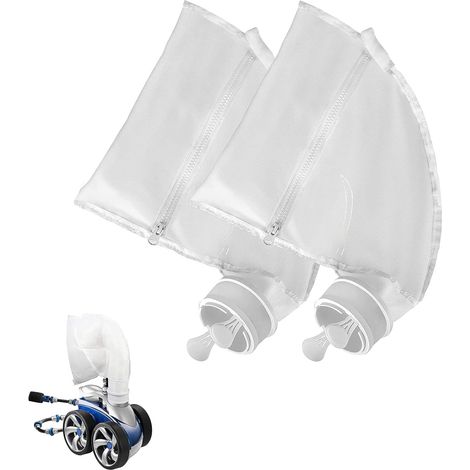 2 Sacs Nettoyeur Piscine – Pochette Nylon Fermeture Éclair pour Polaris 280 480 (1/5)
