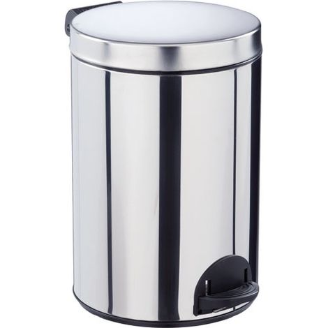 POUBELLE ELORA 14L INOX ROSSIGNOL - 90266 (1/3)