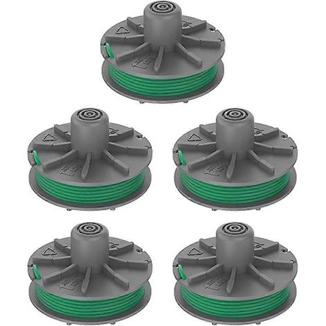 Compatible avec le kit Gardena 5309-20, comprenant 5 bobines de fil de coupe-bordures. (1/5)