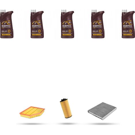 Kit tagliando 4 FILTRI e 5L OLIO compatibile con Bmw serie 2 (U06) 220i 125kw dal 2021 (1/4)