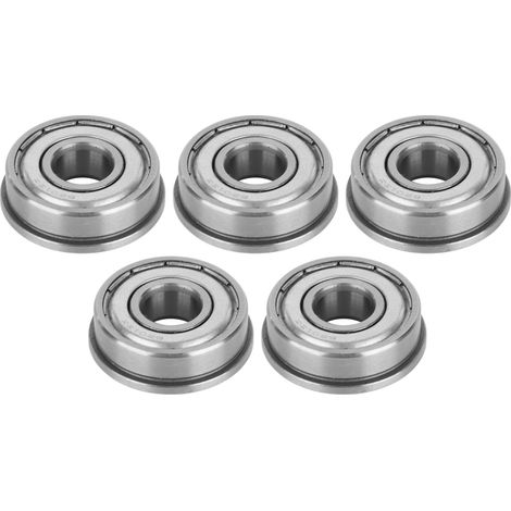 5 Stück Flanschkugellager für Getriebe, Unterhaltungsroboter und Ausrüstung, 12 x 32 x 10 mm / 0,5 x 1,3 x 0,4 Zoll (1/5)