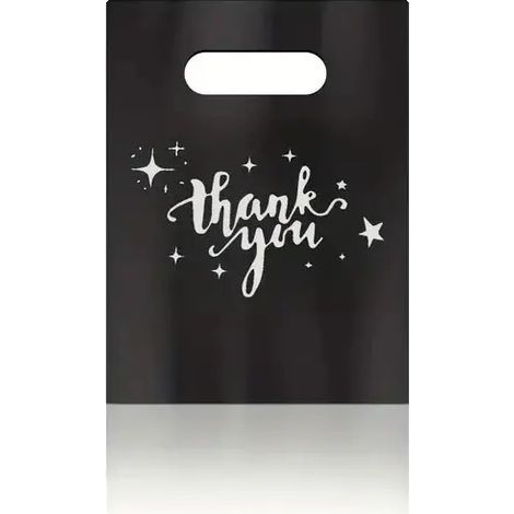 Geschenktüten, vielseitig für Veranstaltungen, umweltfreundliches Design, schwarz-a, 20x30cm, 100PCS-b (1/2)