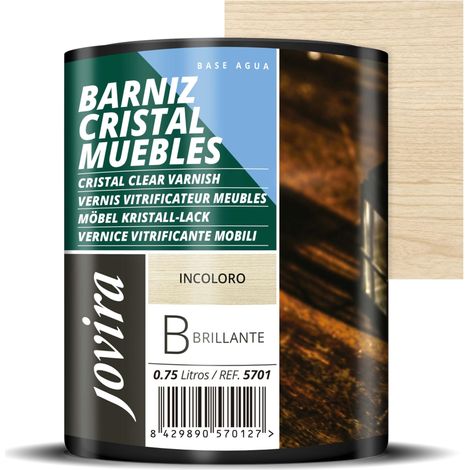 Vernis brillant à base d'eau pour meubles en verre (750 Millilitres) (1/5)