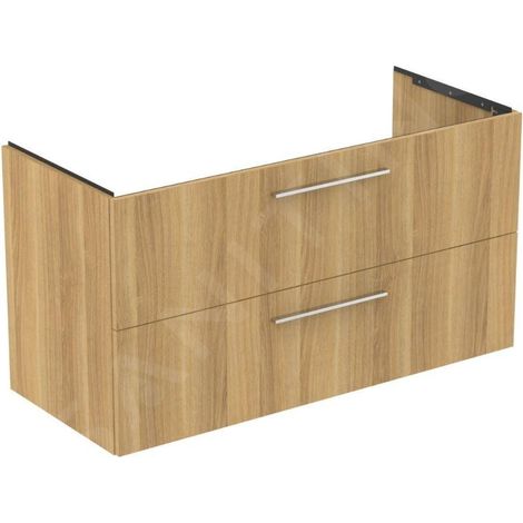 Ideal Standard T5586NX meuble bas i.life B 2 tiroirs (1/4)