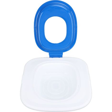 Système d'apprentissage de la propreté pour chat à double couche, réutilisable, pour toilettes à la turque. (1/5)