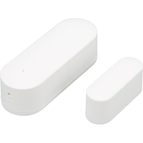 Détecteur intelligent de porte et fenêtre, alarme de sécurité sans fil, capteur de porte, capteur de contact d'ouverture de porte pour la maison et le bureau, Wi-Fi 802.11b/g/n