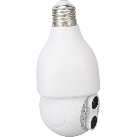 1080P Dual-Objektiv-WLAN-Überwachungskamera, HD-Nachtsicht, Gegensprechanlage, Innen-/Außenkamera, Netzteil 110–240 V, 1 Stück (1/5)