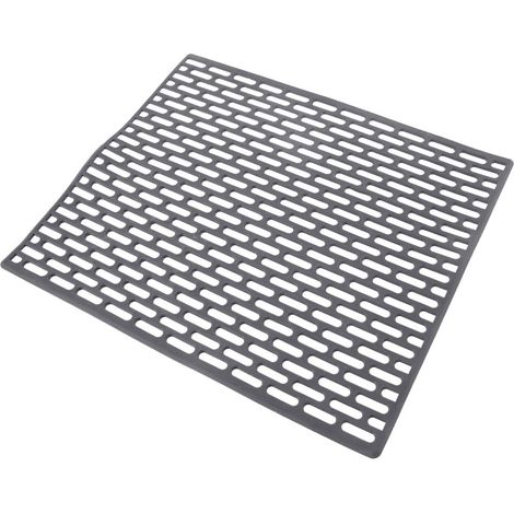 Tapis d'évier en caoutchouc gris 33 x 28 cm (1/5)