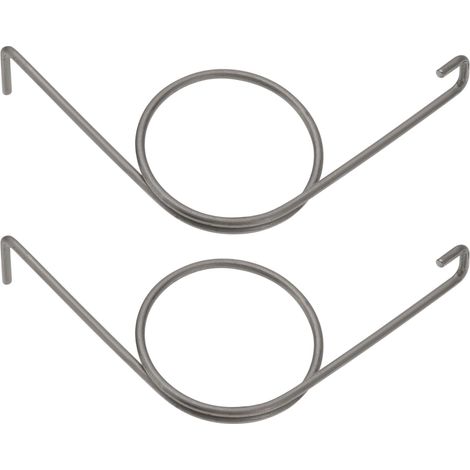 2 pièces Ressort de réparation Compatible avec PSK 966 Ressort de rechange pour chariot droit en acier inoxydable 9-29665-00-R pour système de verrouillage de porte coulissante 35x34mm (1/5)