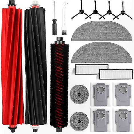 Accessoires pour la gamme Roborock S8 : pièces de rechange et outils de nettoyage (1/5)