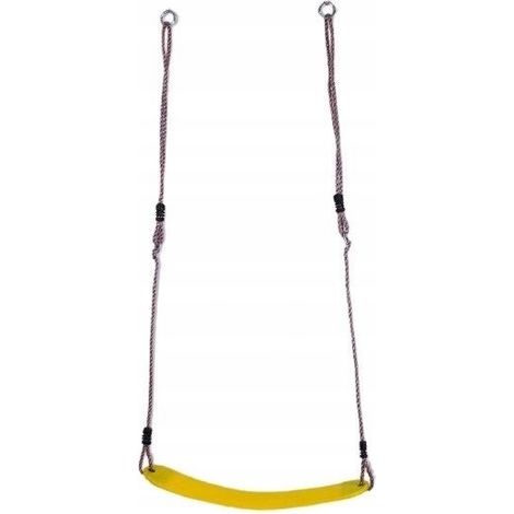 Columpio flexible propio parque infantil amarillo (1/5)