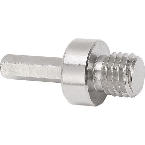 Adaptateur de perceuse à angle grinder, tige hexagonale, noyau métallique intégré, raccord pour mèches, conversion 5/8-11 pouces (1/5)