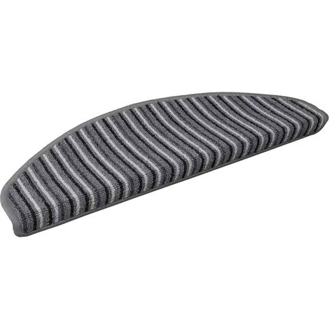 Self-adhesive Stair Mats 15 pcs Grey 65 x 21 x 4 cm vidaXL