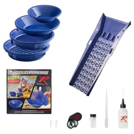XP Xplorer Gold Pan Premium kit batea + Canaletta per oro