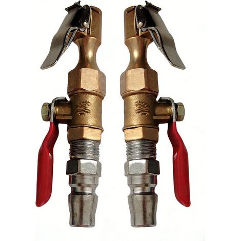 Adaptateur d'hivernage à double usage, robinet à bille en laiton à prise rapide, bateau, remorque, ligne d'eau, outil d'hivernage pour (1/2)