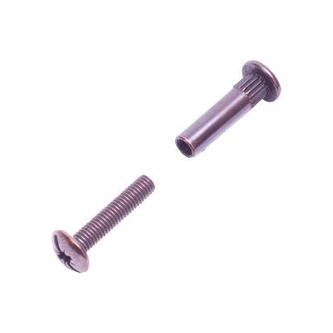 Viti Giunzioni Mm.8 M6 Distanza Mm.45-57 Bronzate