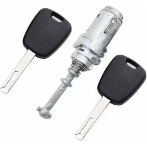 KIT Serrure + Barillet pour Porte Avant Gauche Citroen C2 C3 C3 PLURIEL + 2 clés (1/5)