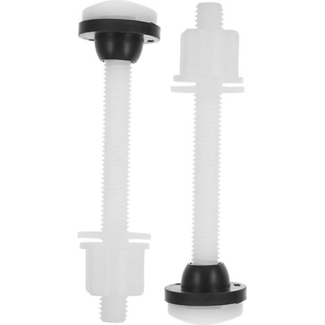 Toilet Seat Screws Replacement Kit Screws Toilet Seat Bolts and Toilet Tank 2 Pieces for Separate Reservoir Old Easy Installation and Tight Fit (1/5)