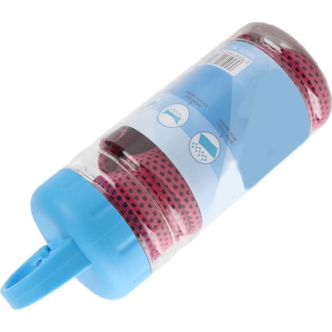 Serviette ultra-respirante à effet rafraîchissant pour le sport et la salle de gym (Magenta) (1/5)