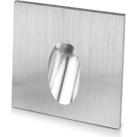Downlight mural encastré carré à LED 1W – Blanc froid – Pour escaliers et vérandas – Tension AC 100-245V – Installation facile (1/5)
