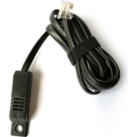 DIGITUS DN-S-TH sensor de temperatura y humedad para PDU monitorizadas y gestionables, negro (1/2)