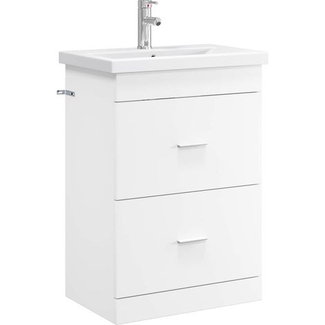 Bathroom Furniture Set White 61 x 40 x 84.5 cm Engineered Wood vidaXL