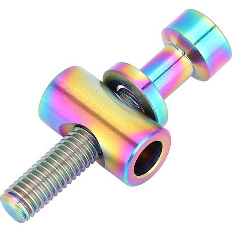 M5x30/35/40mm Titanlegierung Fahrradsattelstützenschraube mit Rundkopf (Regenbogen M5x30) (1/5)